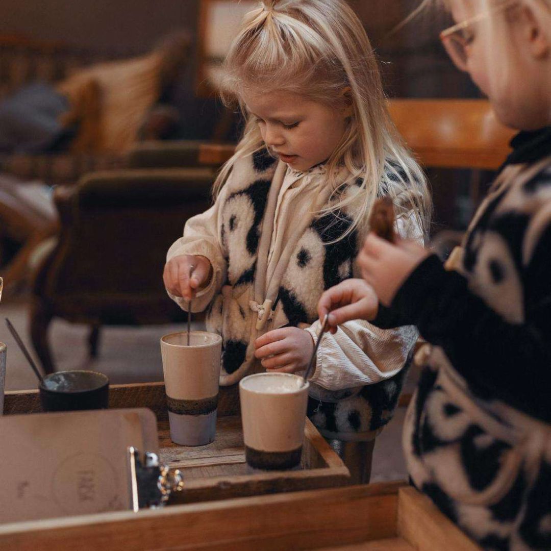 Kinder Weste aus Merinowolle 'Ying Yang'