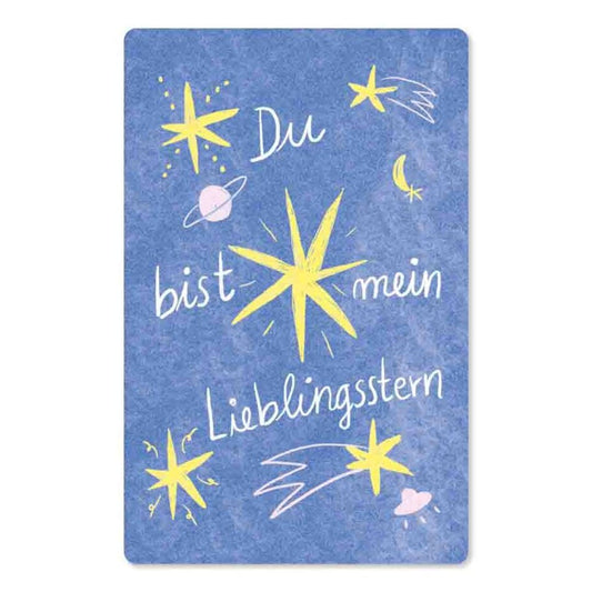 KIND MIND Karte | du bist mein lieblingsstern