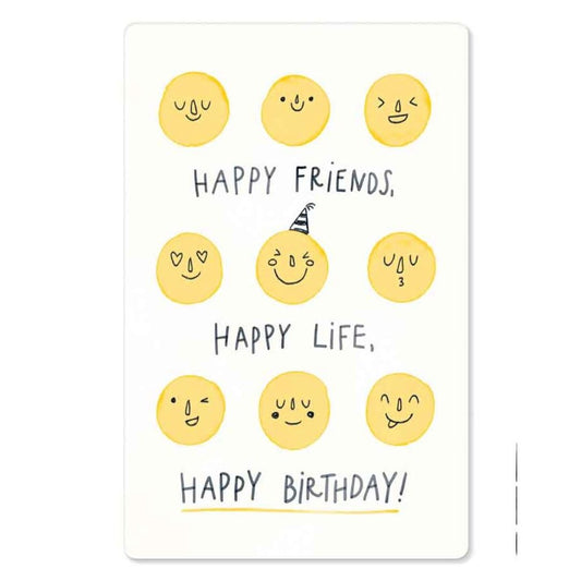 KIND MIND Karte | happy friends happy life