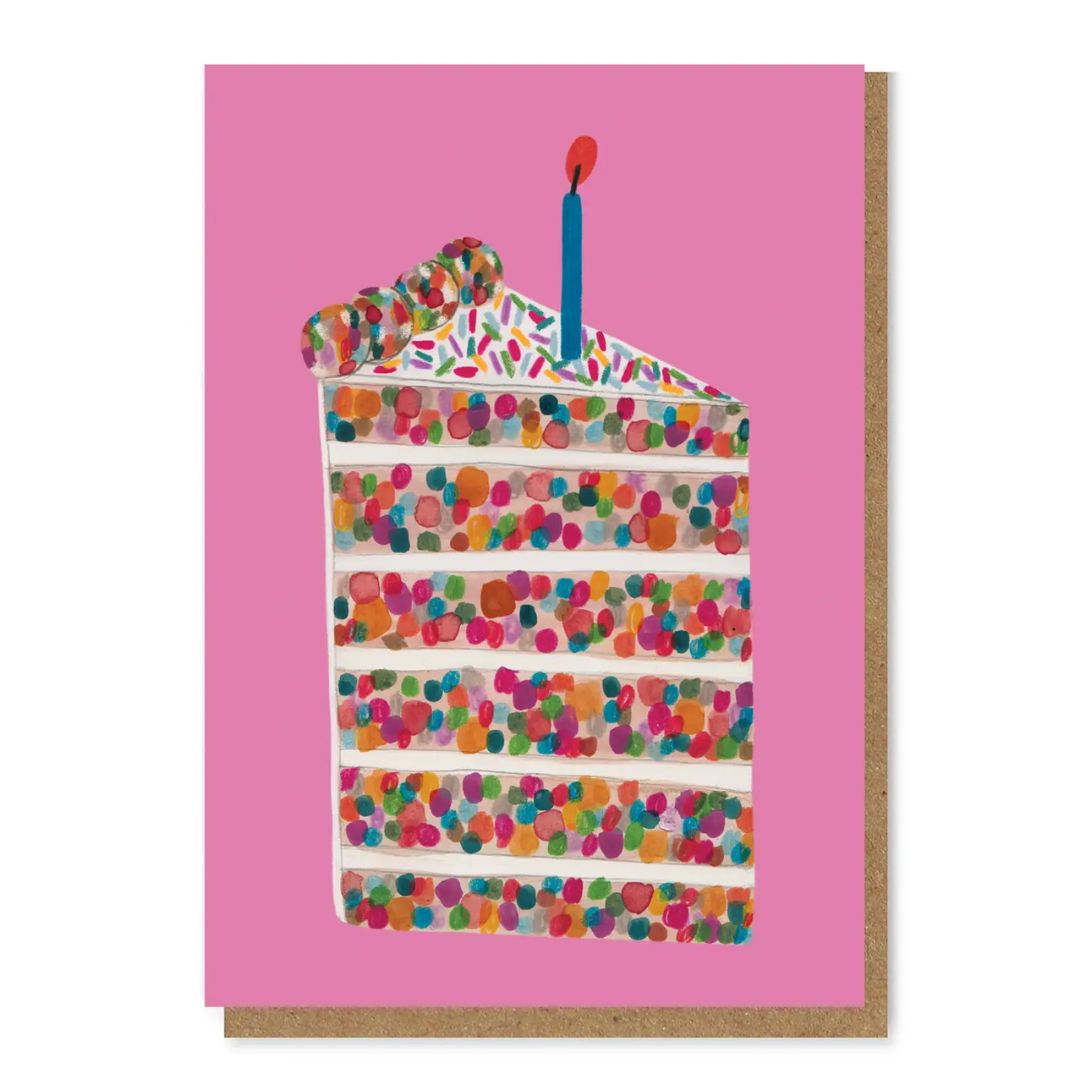 Klappkarte 'PIECE OF CAKE'