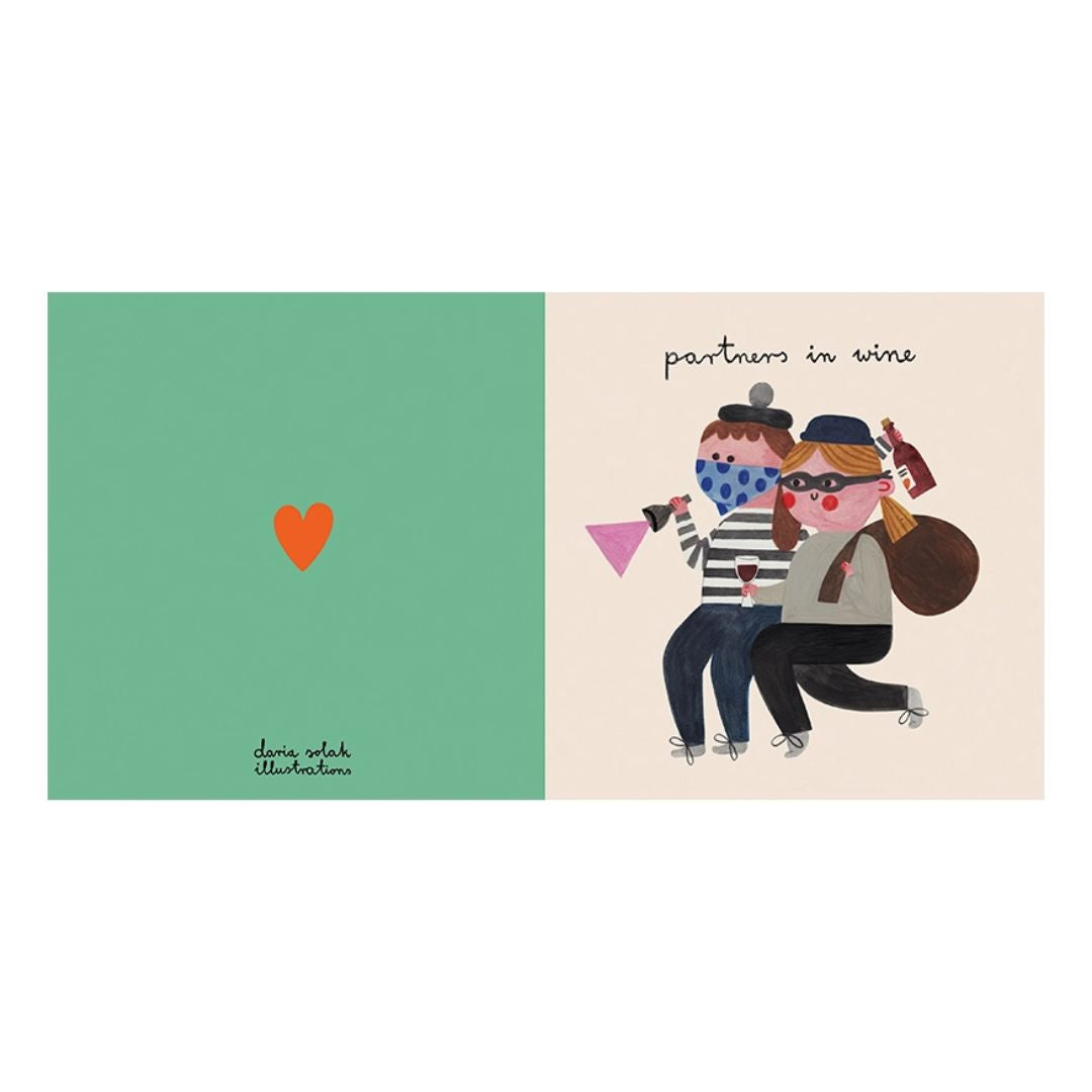 Klappkarte 'PARTNERS IN WINE'