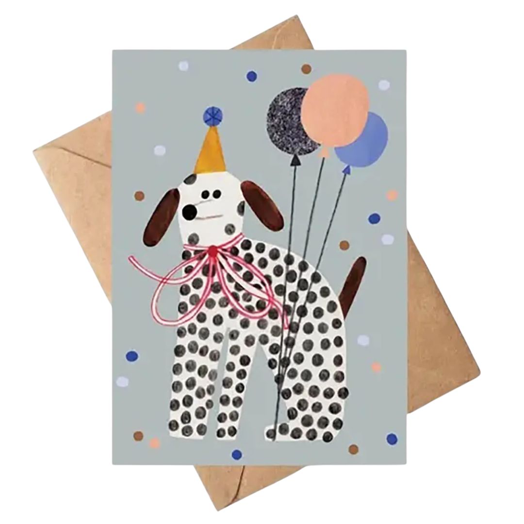 Klappkarte 'Party-Hund'