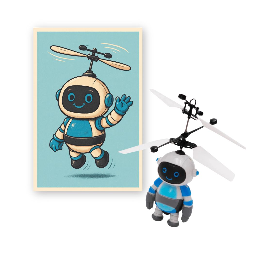 Mein kleiner fliegender Roboter 'Twinkifly'