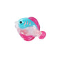 Kleine Haarklammer im Fischdesign rosa/aqua