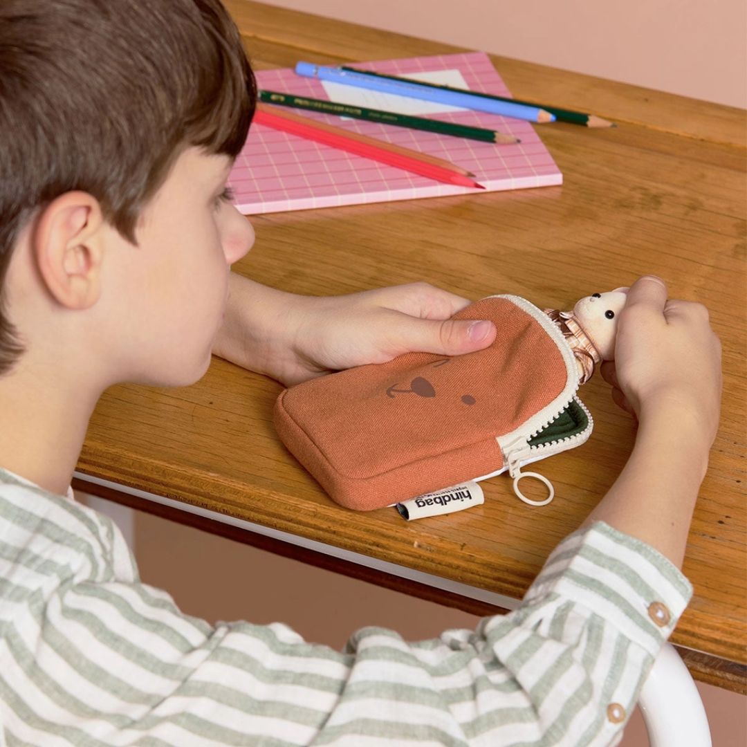 Kleine Tasche für Kinder 'Billy' sienne