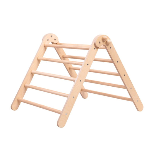 Kletterdreieck 'Pikler-Dreieck' aus Holz natur