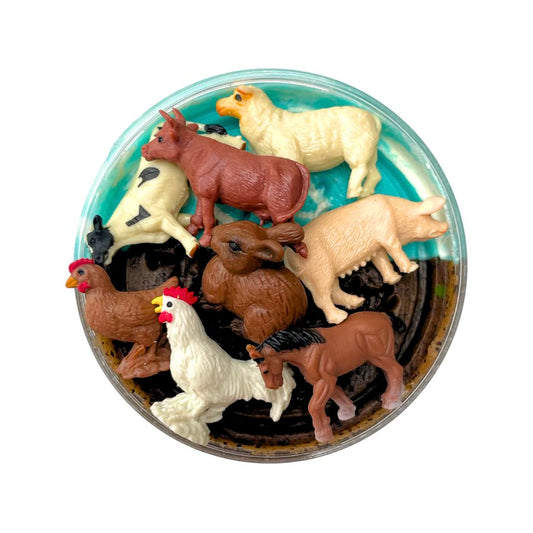 Intelligente Knete mit Topping 'Down At The Farm Minis'