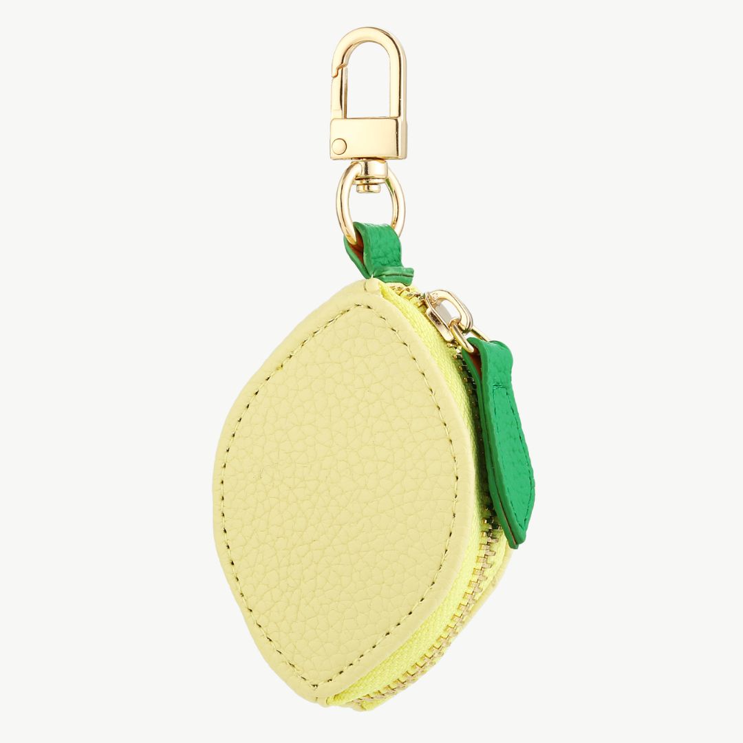 Kleine Kopfhörertasche 'Zitrone' gelb