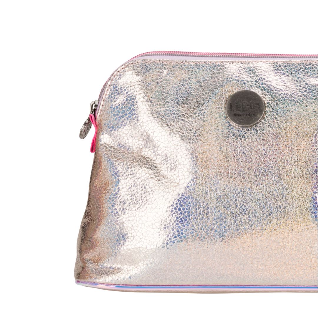 Kosmetiktasche 'Glamour' silber