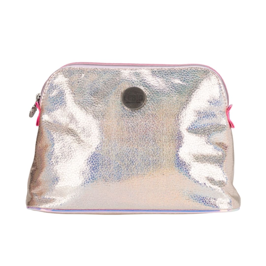 Kosmetiktasche 'Glamour' silber