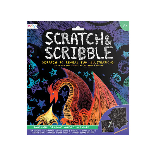 Scratch & Scribble 'Fantastic Dragons'