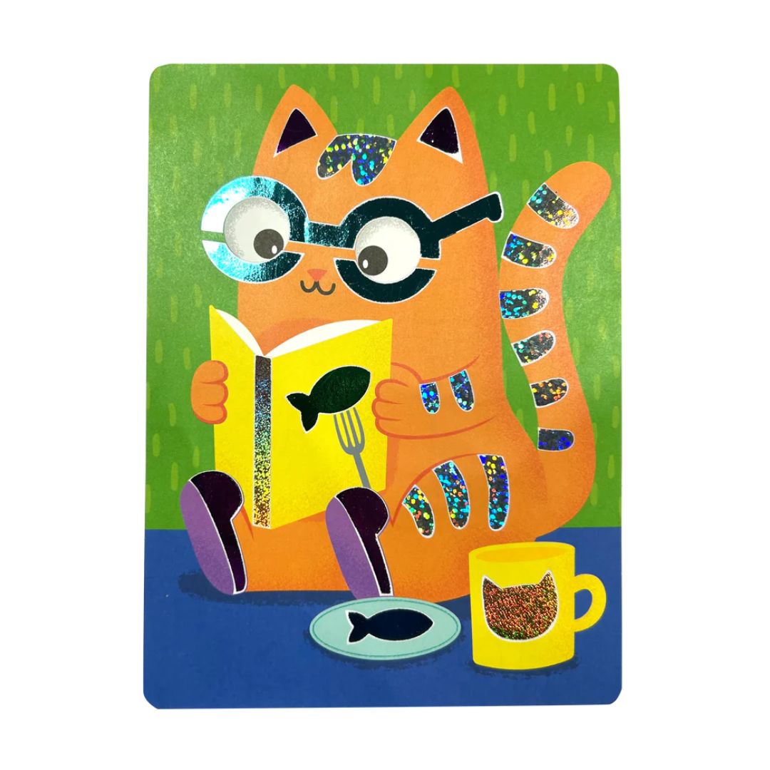 Kreativset 'Foil-tastic Foil Art & Coloring Set - Meow Moments'