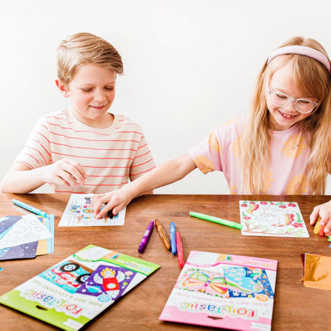Kreativset 'Foil-tastic Foil Art & Coloring Set - Meow Moments'