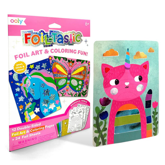Kreativset 'Foil-tastic Foil Art & Coloring Set - Whimsical World'