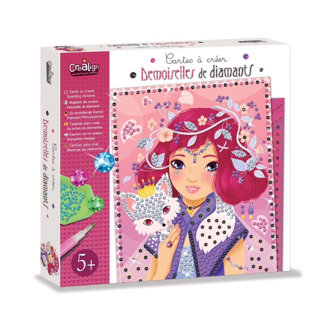 Kreativset Diamant-Damsels-Handwerkskarten