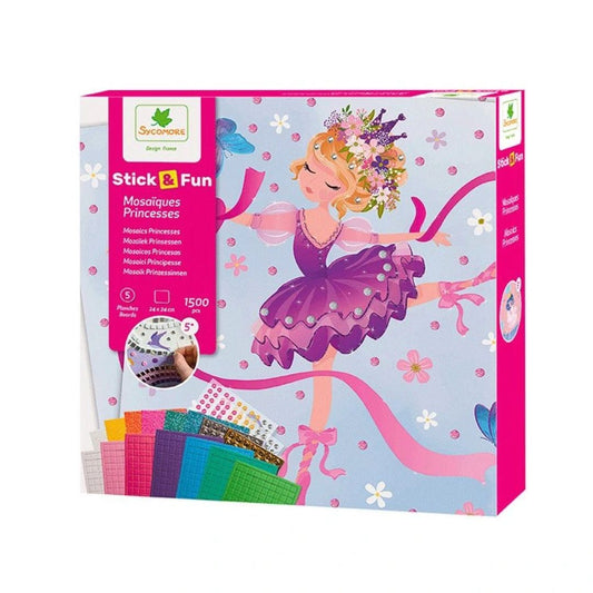 Stick & Fun Kinder Kreativset 'Mosaik Prinzessinnen-Ballerinas'