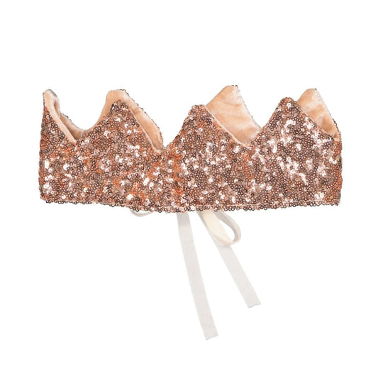 Krone mit rosa Pailletten