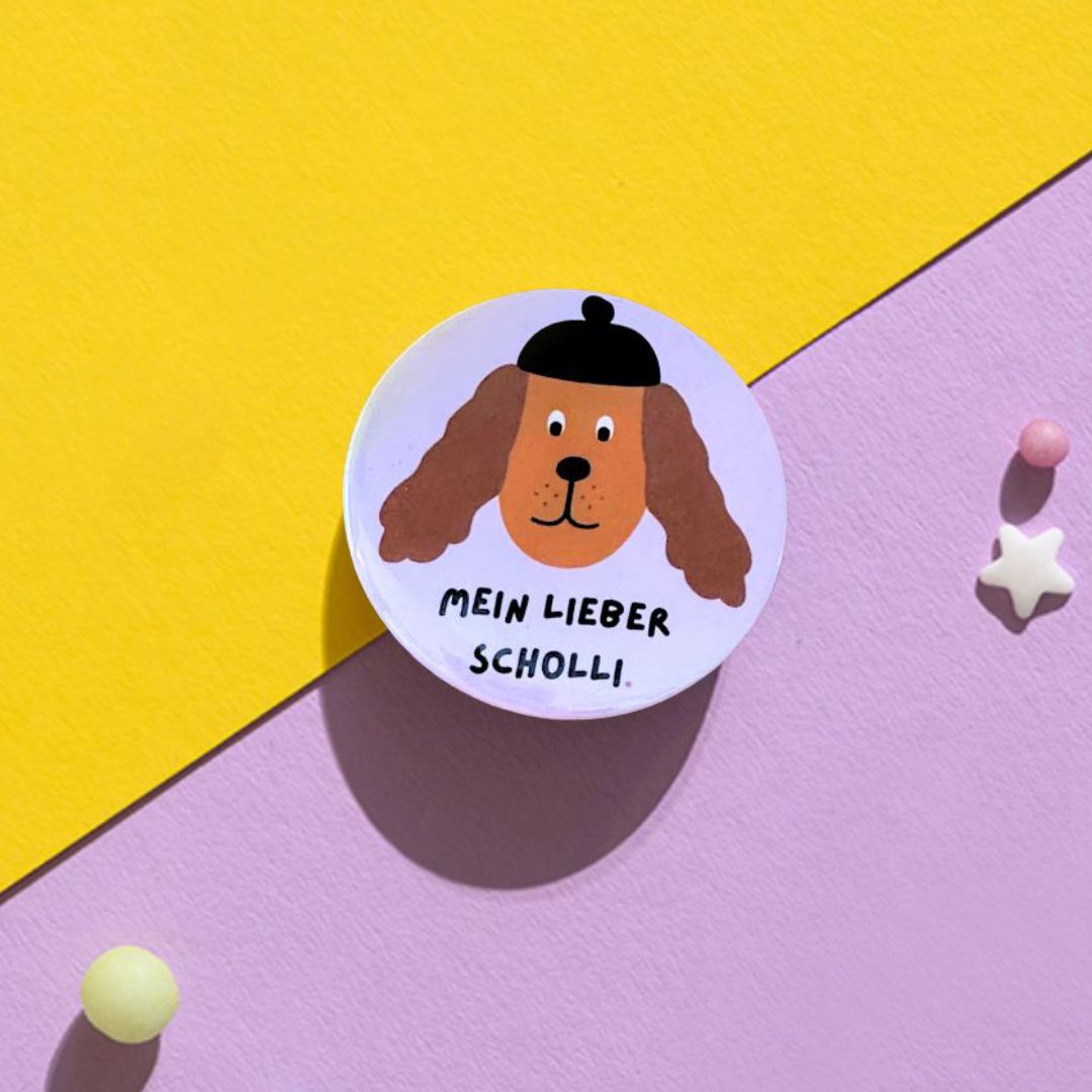 Magnet mit witzigem Design 'Scholli'