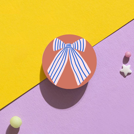 Magnet mit witzigem Design 'Schleife'