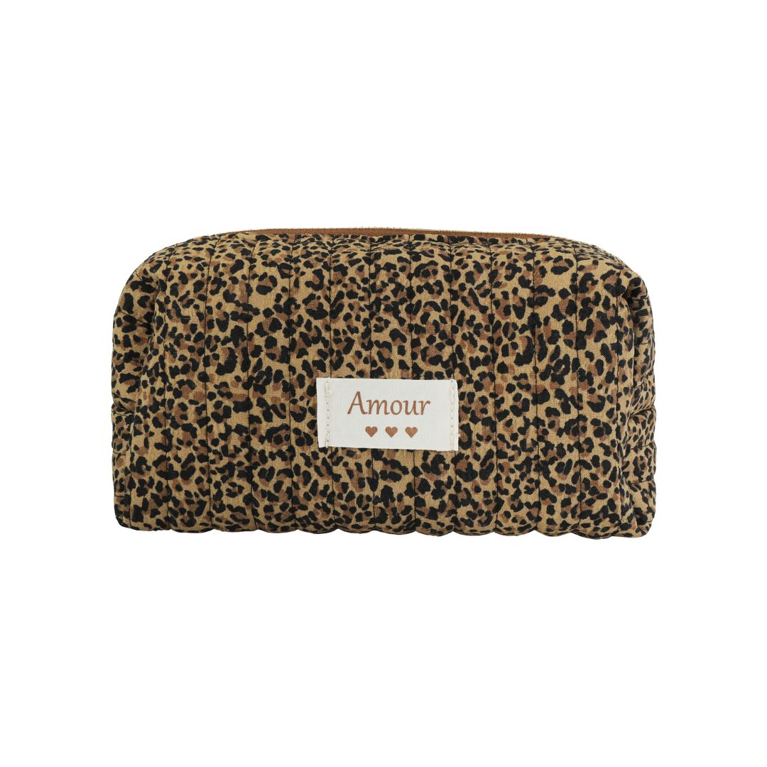 Makeup Tasche mit Leo-Muster 'Amour'