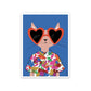 Kunstdruck 'Katze HIPSTER' A3
