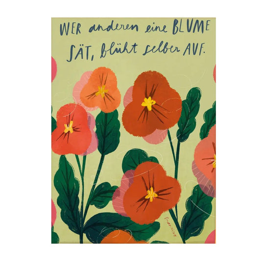 Kunstdruck Print A4 'Aufblühen'
