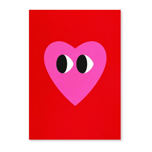 Kunstdruck 'Herz Dich'