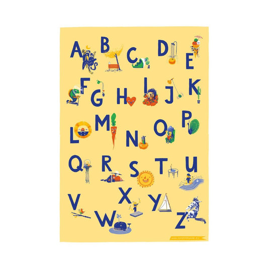 Kunstdruck Poster A3 'Happy ABC'