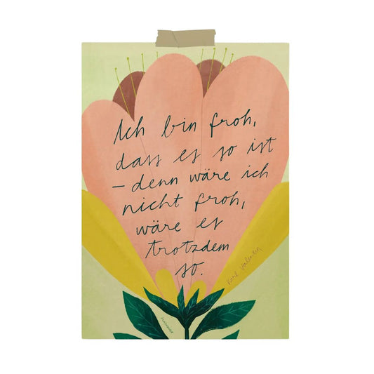 Kunstdruck Print A4 'Froh'