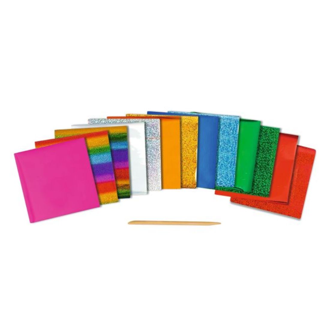 Kunterbuntes Metallicfolien-Set