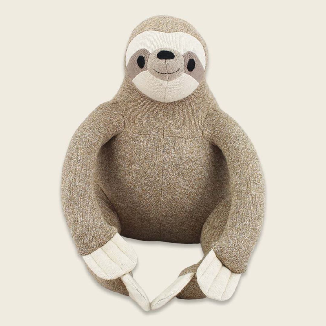 Kuscheltier Faultier hellbraun meliert 17cm