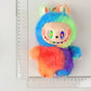 Labubu inspirierte handgemachte Puppe 'Rainbow'