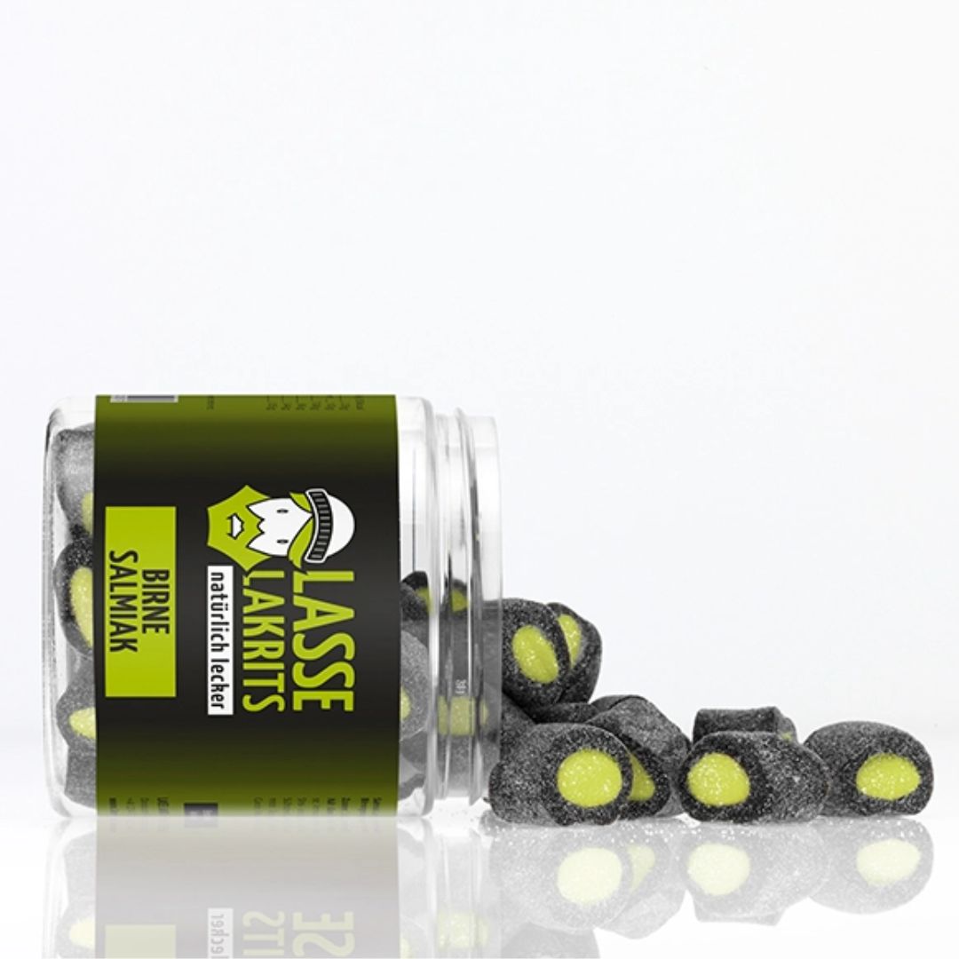 Birne Salmiak Lakritz – LASSE LAKRITS aus Finnland | Lakritz für echte Lakritzliebhaber