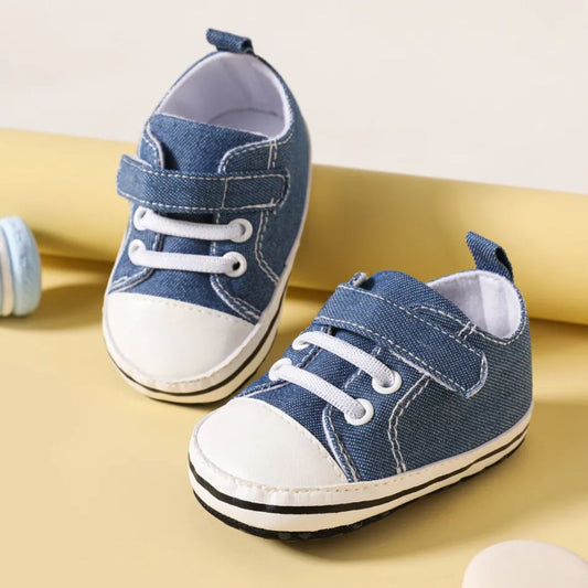 Baby / Kleinkind Canvas Prewalker Schuhe blau