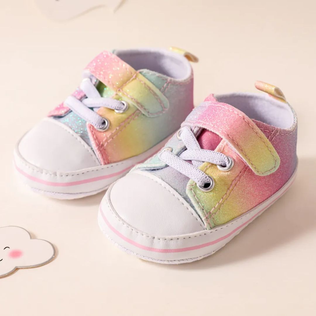 Baby/Kleinkind bunte Prewalker Schuhe Glitzer