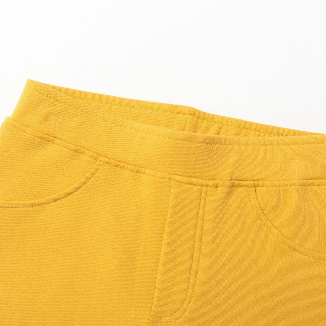 Mädchen Leggings gelb