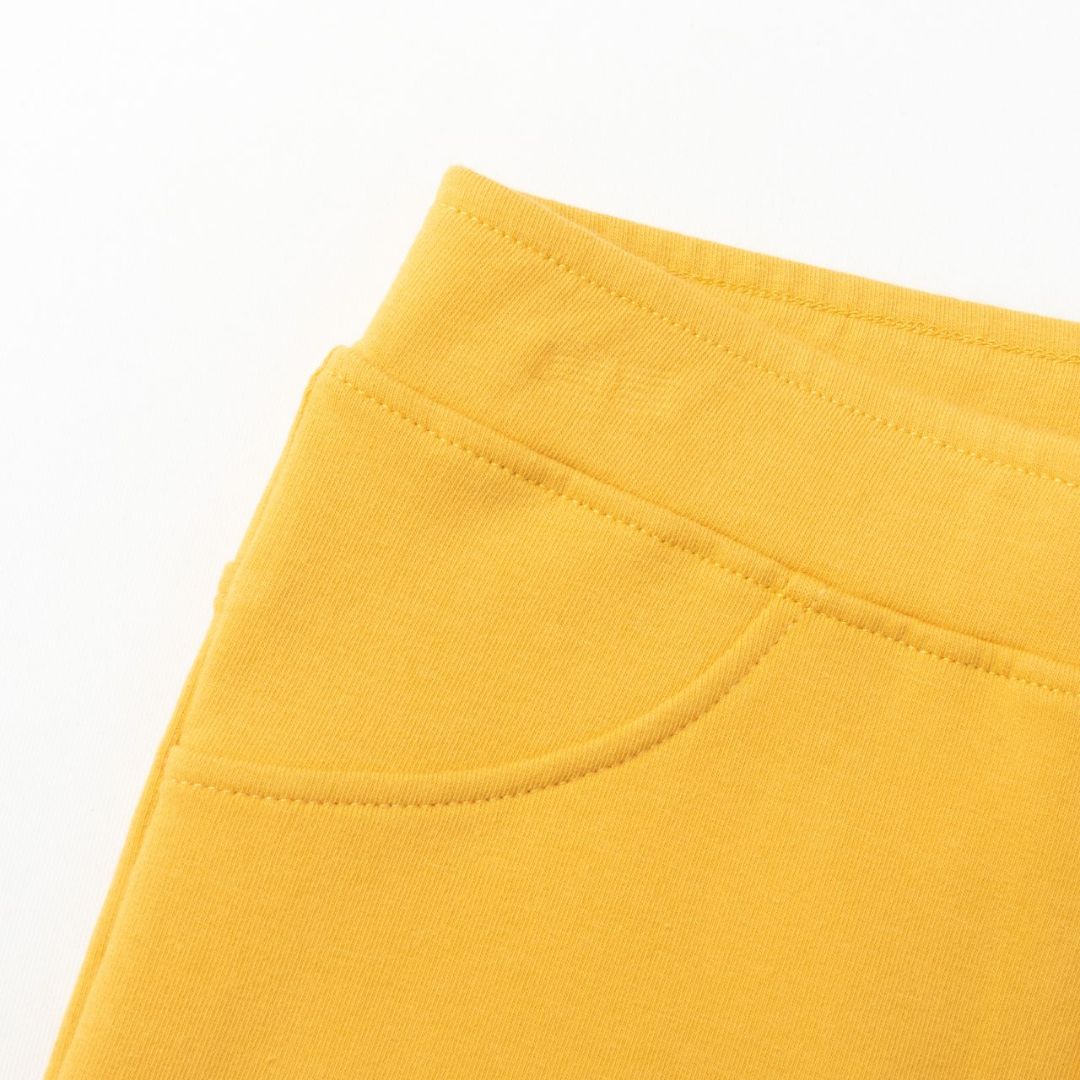 Mädchen Leggings gelb