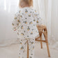 Babyleggings mit Zitronenprint