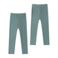 Leggings Rippstrick grün