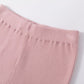 Leggings Rippstrick rosa