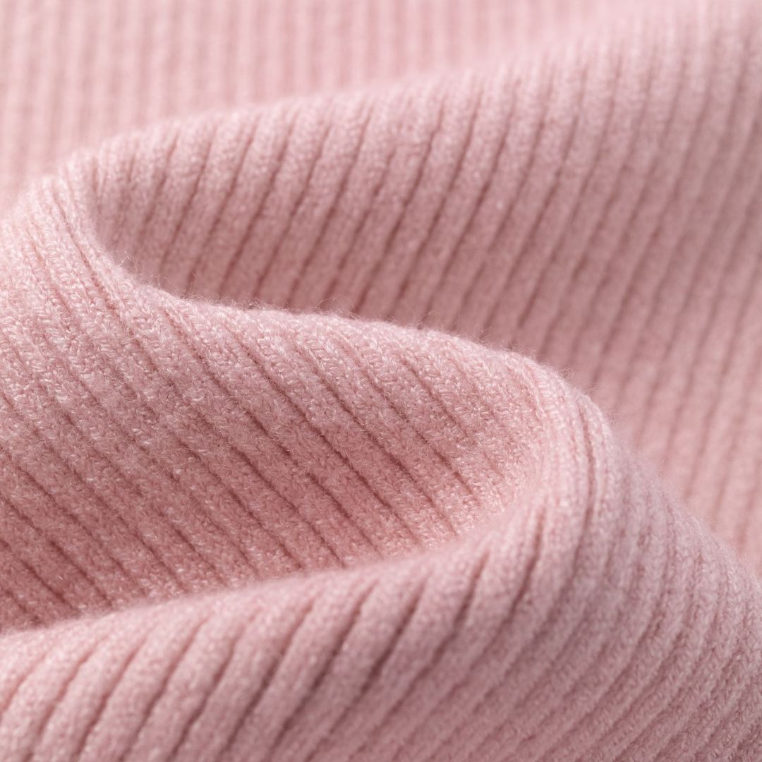 Leggings Rippstrick rosa
