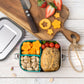 LEKKABOX Auslaufsichere Edelstahl Brotdose 'Rainbow Safe' V2