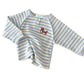 Langarmshirt blau/weiß gestreift