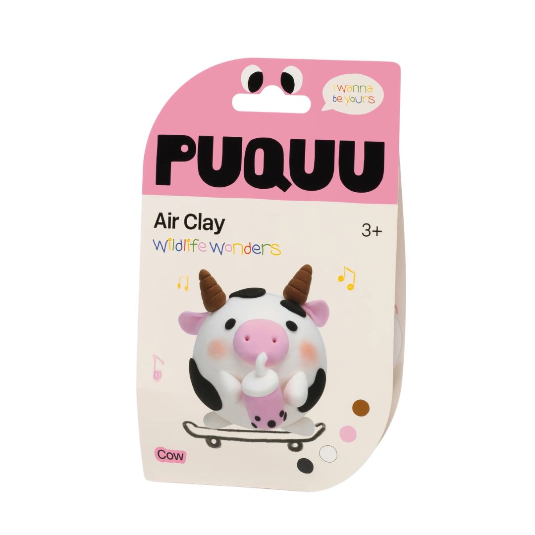 Lufttrocknende Knete 'Air Clay – Kuh'