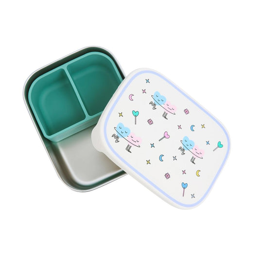 Edelstahl Lunchbox 'Tanzende Herzen'