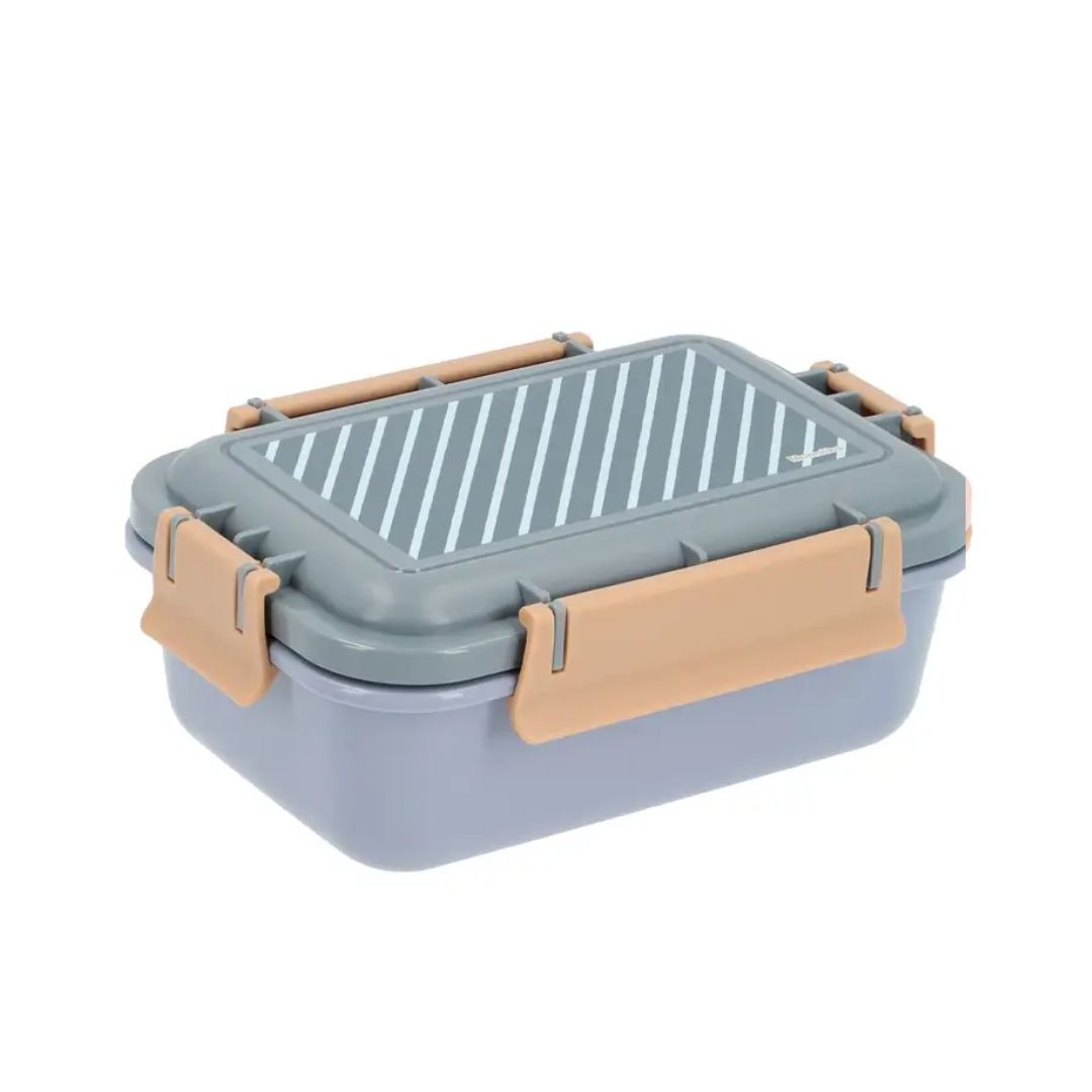 Kinder Lunchbox Bento Streifen blau