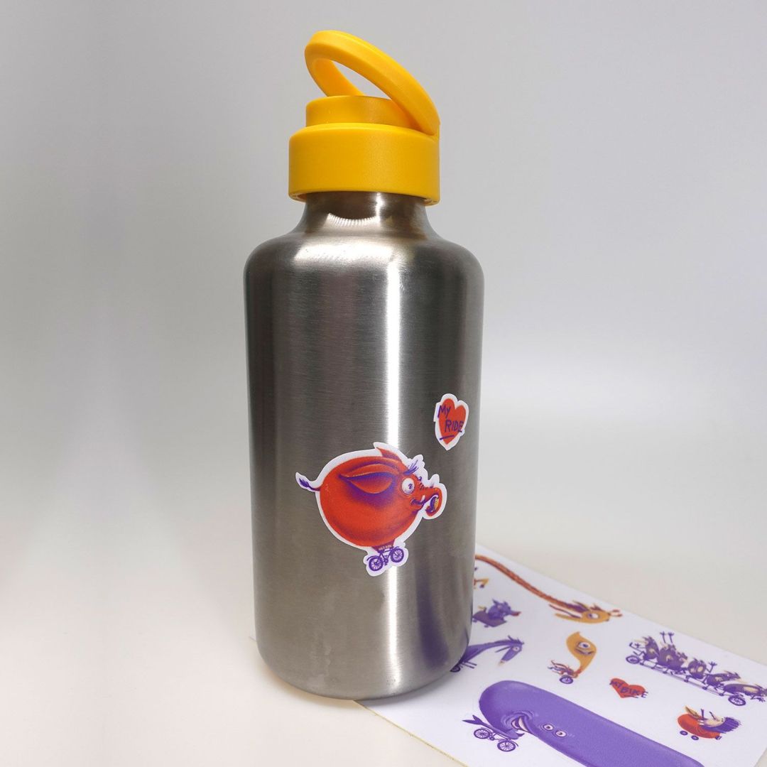 Lustiger Stickerbogen 'MY Bike'