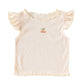 Sommer T-Shirt 'Cherry Love' creme
