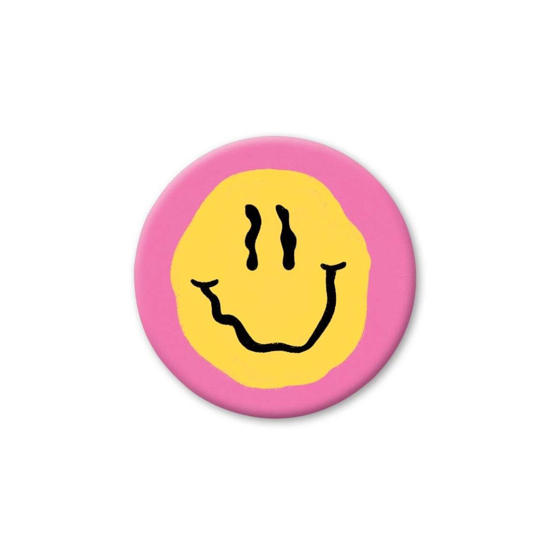 Mini Magnet 'Crazy Smiley'