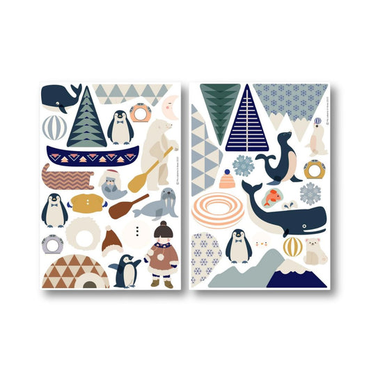 Magnetspiel Tiere auf der Eisscholle